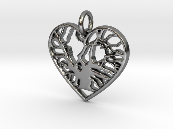 Angel Oak Tree - heart 3d printed