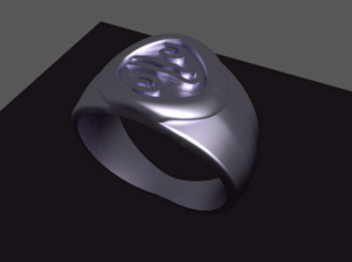 4 Elements - Air Ring 3d printed Rendered Blender Image