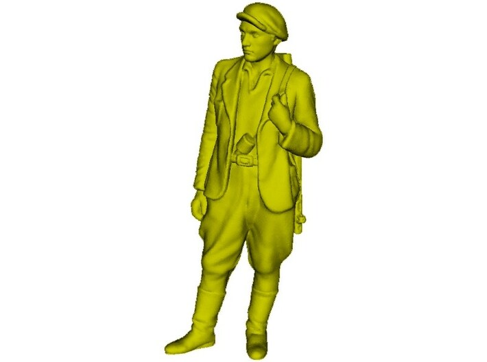1/35 scale WWII Soviet resistance partisan figure 3d printed