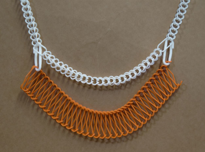 Chain Segment 1 3d printed Use as base for necklaces