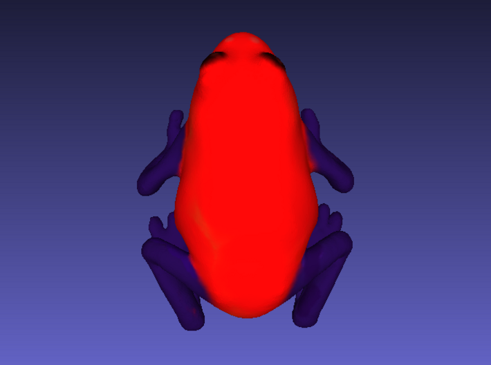 Strawberry Poison Dart Frog 3d printed 