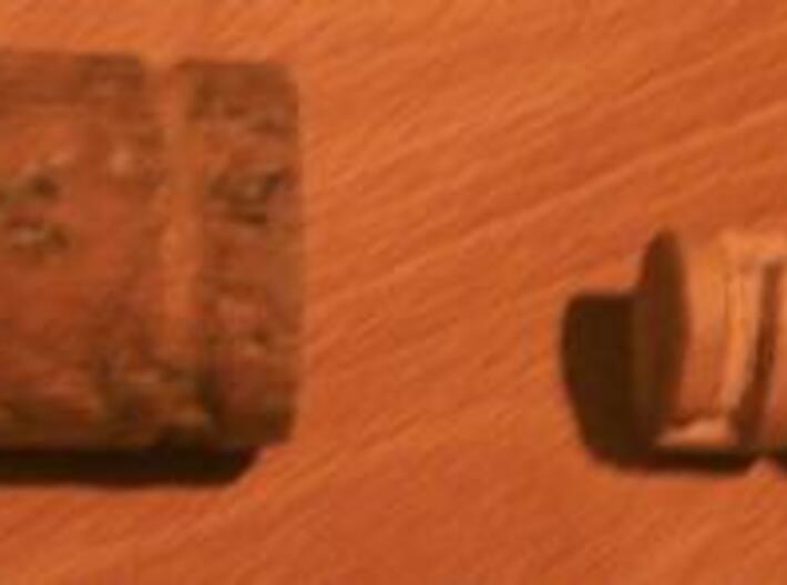 Maze lock, 2 cm cylinder 3d printed Description