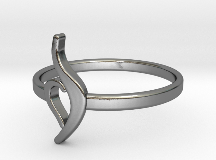 Neda Symbol Ring - US Size 7 3d printed