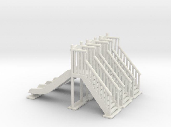 Playground slide 01. HO Scale (1:87) 3d printed
