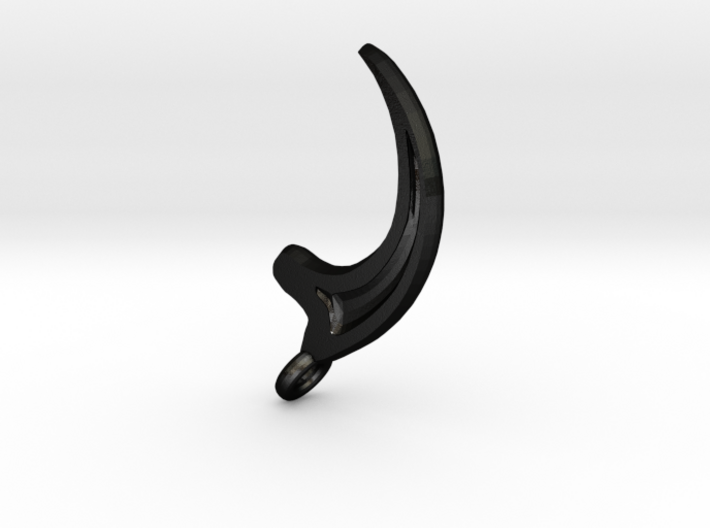 Velociraptor Claw Pendant/Keychain 3d printed