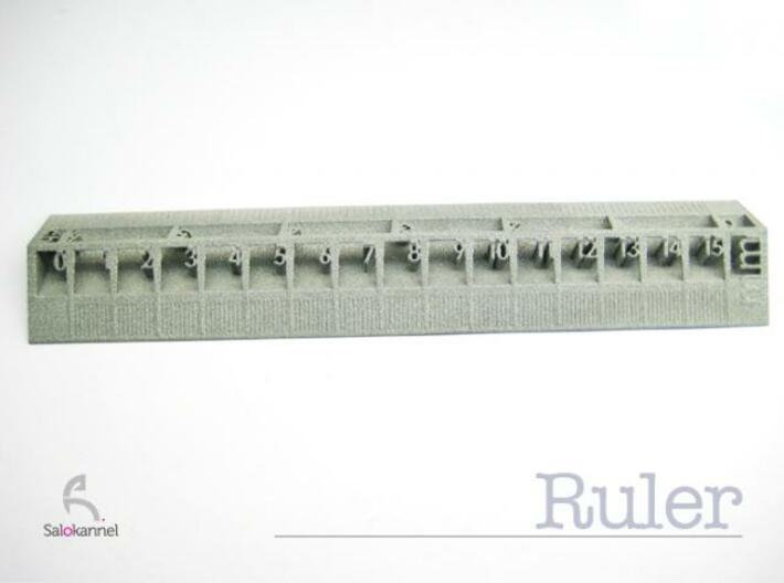 Too cool for school -Ruler 15cm/6inch 3d printed top view