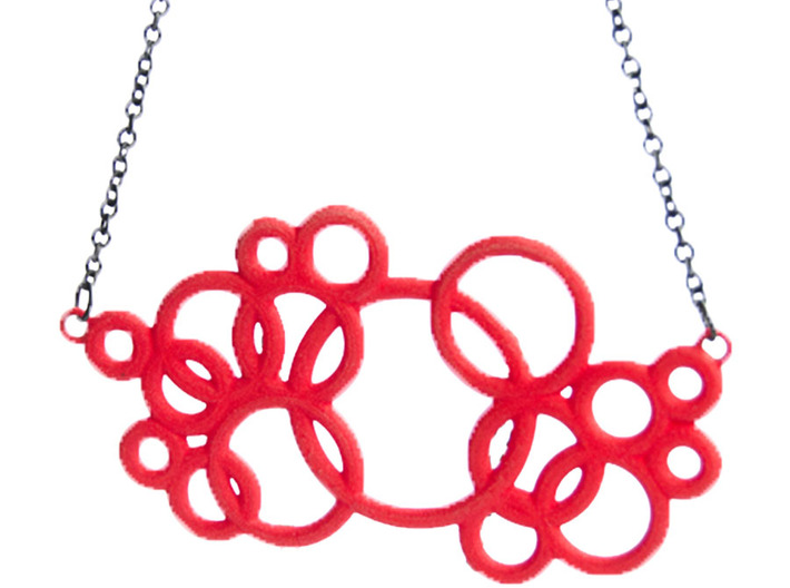 Michelin-like necklace 3d printed