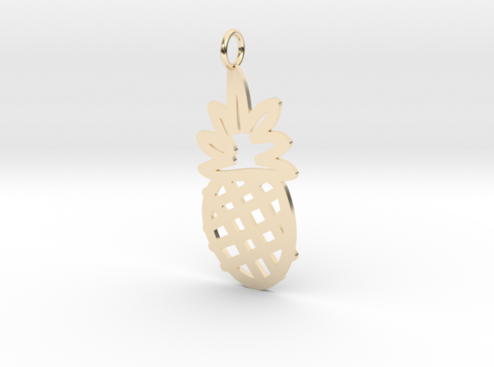 Large Pineapple Charm! 3d printed