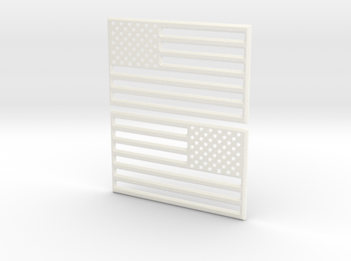 American Flag 3D Print STL V2 3d printed