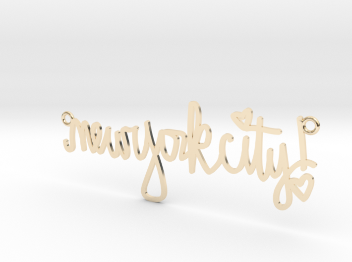 New York City Necklace! 3d printed