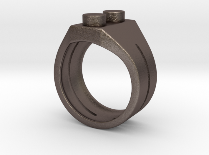 Brick Ring 3d printed