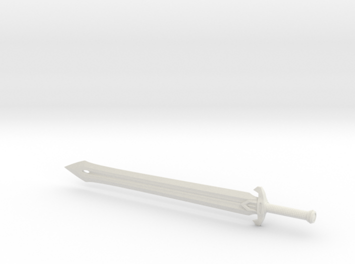 The Gold Sword 3d printed