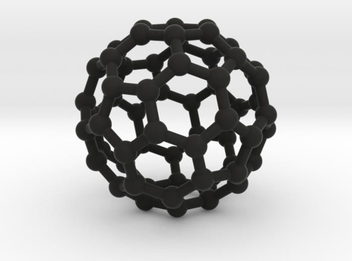 Buckyball C60 Molecule Model. 3 Sizes. 3d printed 