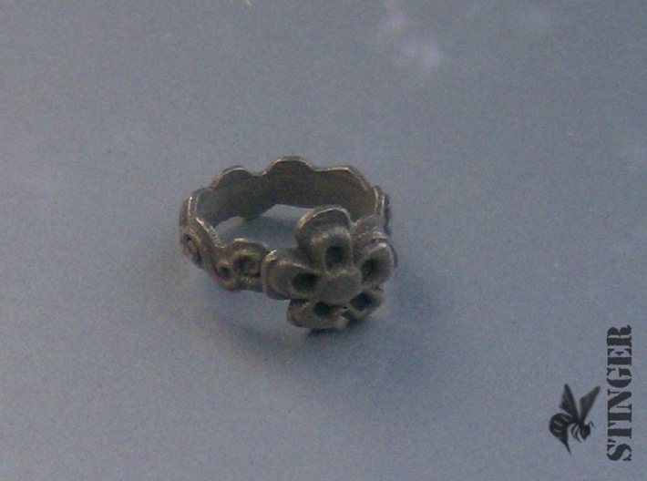 Flower Ring Size 6 1/2 3d printed 