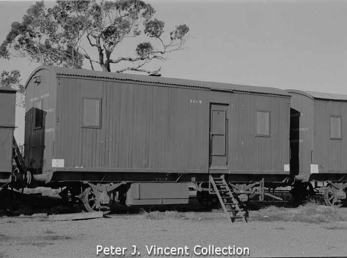 W Workers Van Victorian Railways N scale 3d printed