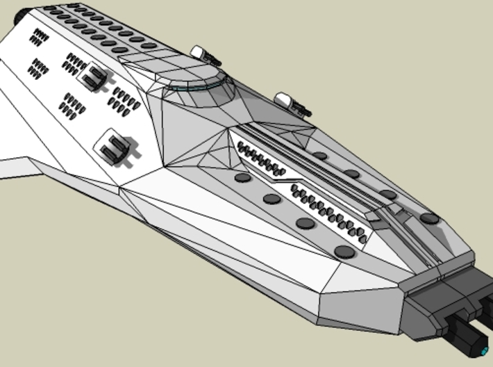 Matador-Class Warship 3d printed