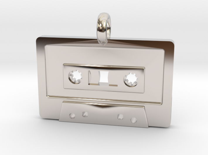 Cassette Tape Pendant 3d printed