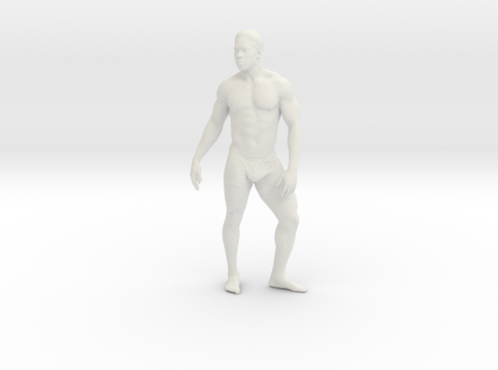 Strong male body 005 scale in 10cm 3d printed