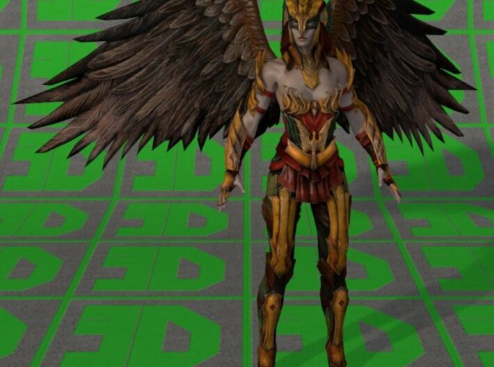 Hawkgirl V 3d printed 