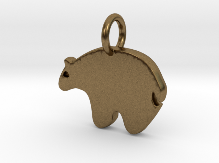 Bear Charm 3d printed