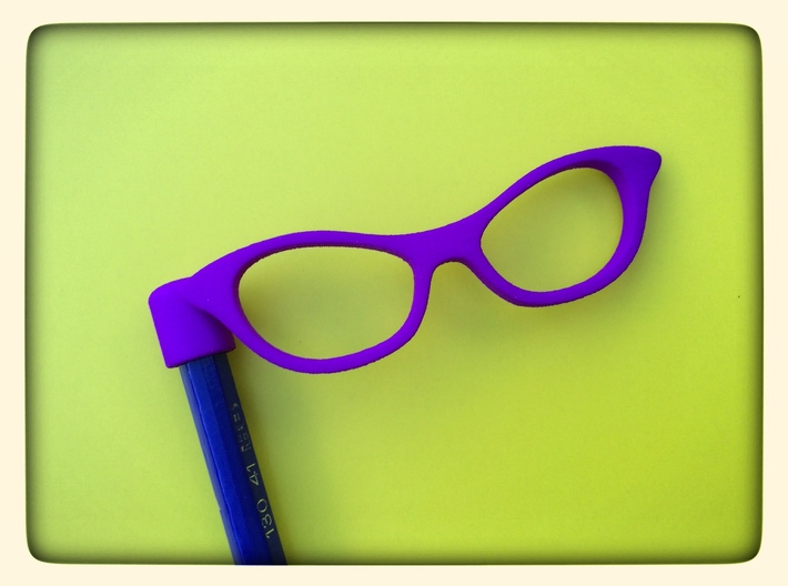 Glasses Penciltop: The Librarian 3d printed