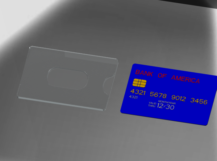 Bank card case 3d printed 