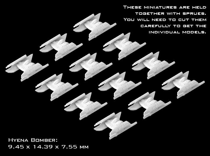 (Armada) 12x Hyena Bomber 3d printed