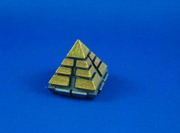 Pyramid ship 3d printed Pyramid ship painted