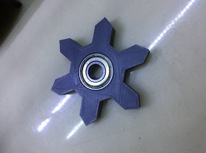 Ninja Star Fidget Spinner 3d printed 