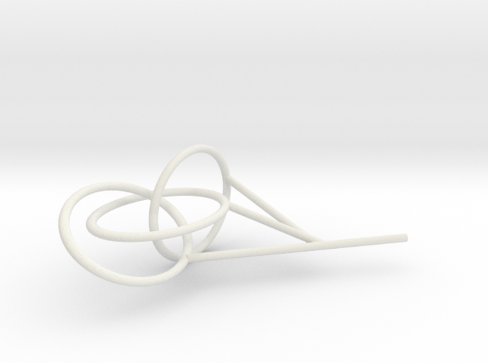 Three Link Knot bubble surface 3d printed