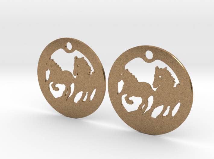 FREEDOM (precious metal earrings) 3d printed