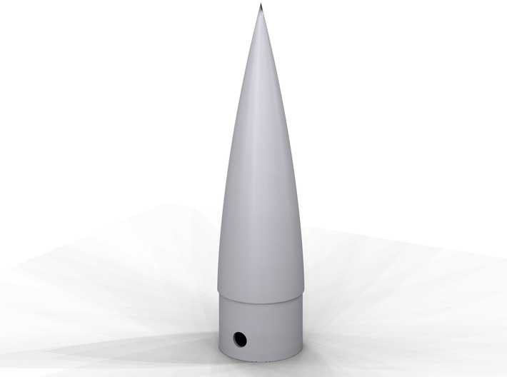 Classic estes-style nose cone BNC-20AZ (pointed) 3d printed