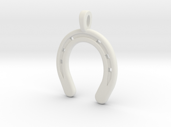 Horse Shoe pendent Small 3d printed
