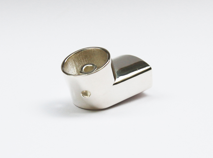 Jewelry-Inhaler Silver 3d printed 