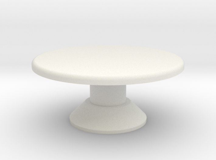 Table, Mezzatessera, Round, Low (Space: 1999) 1/30 3d printed