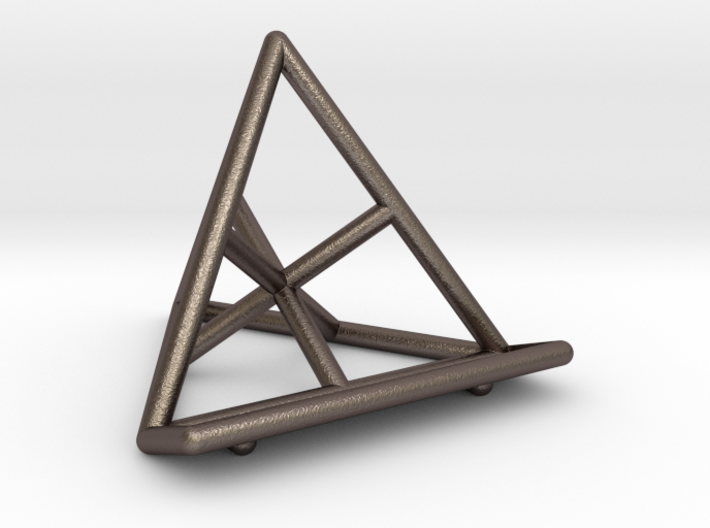 Tetrahedral Business Card Holder 3d printed