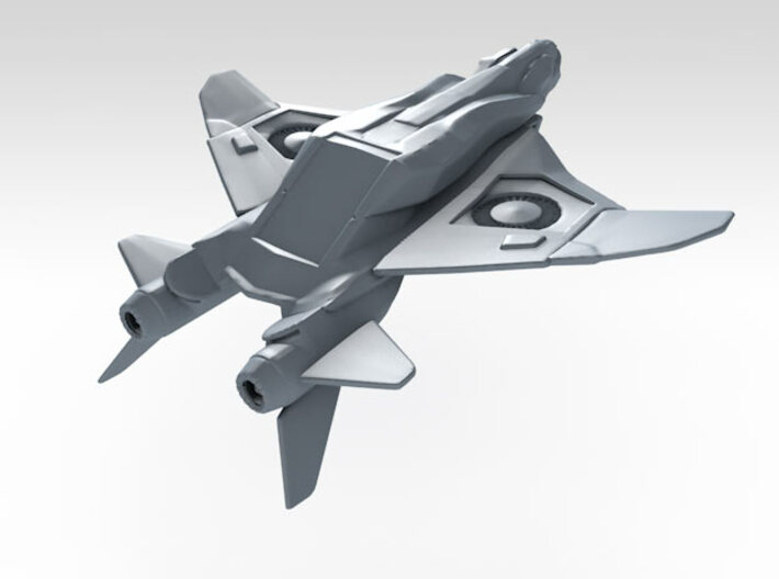 1/700 Scale S.H.I.E.L.D. Quinjet (In-Flight) x10 3d printed 3d render showing product detail