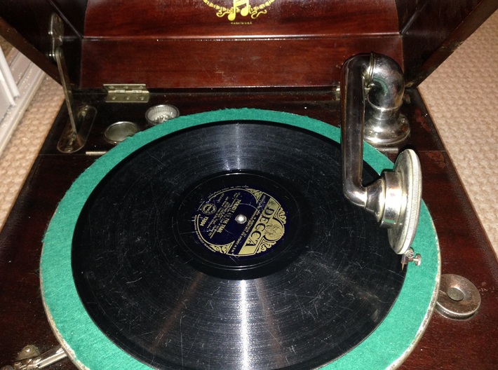 Columbia Grafonola Shallow Needle Dish  3d printed Needle dish in gramophone