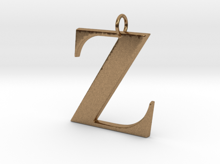 Z Pendant 3d printed