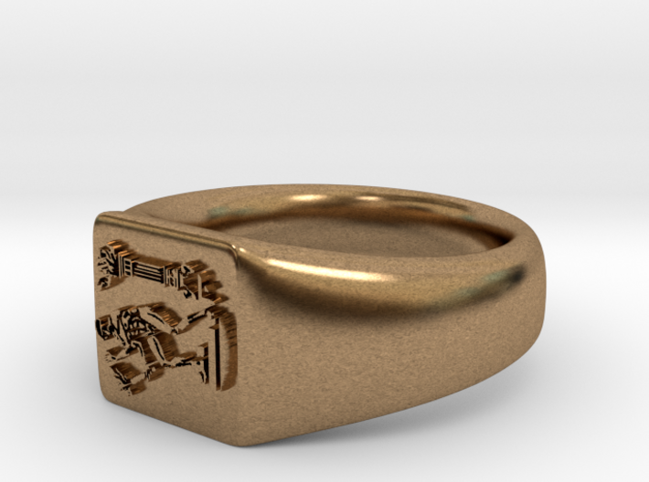 NTUA Male Ring 3d printed