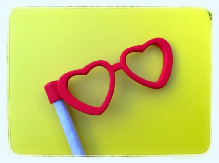 Glasses Penciltopper: Love edition 3d printed
