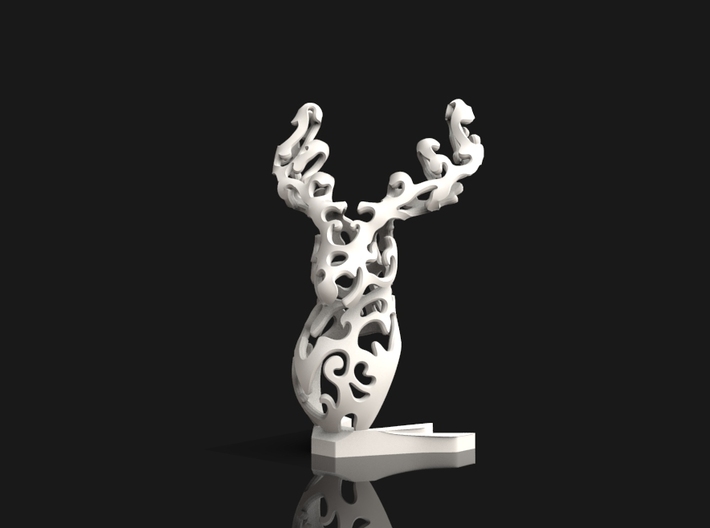 Deer sculpture 3d printed 