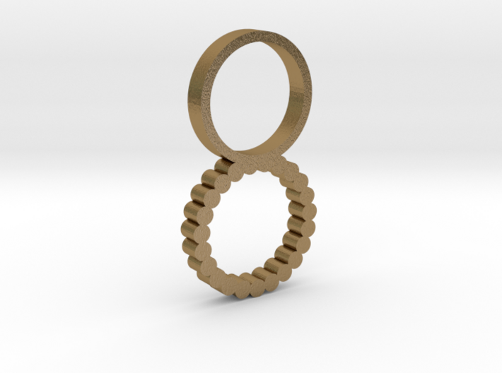 Double Ring Size 6 3d printed 