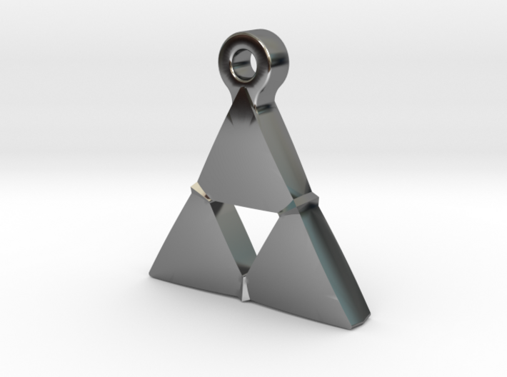 Delta Triangle Pendant 3d printed
