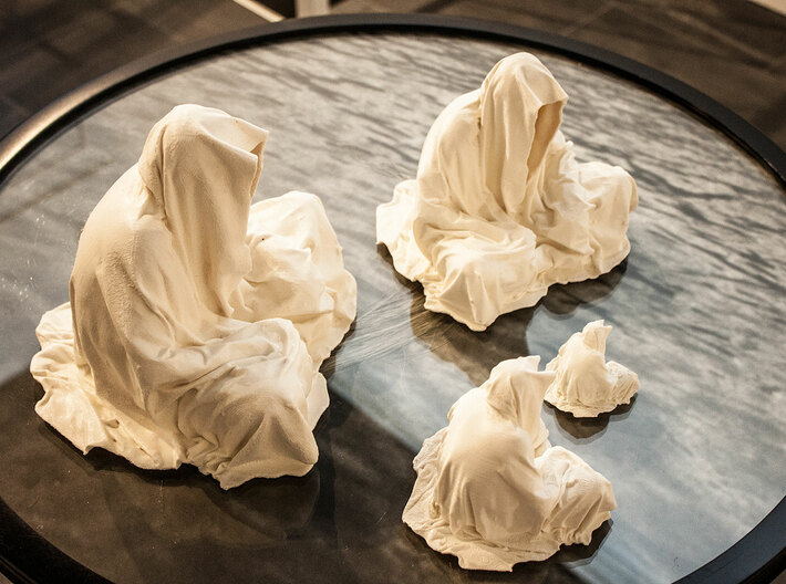 guardians of time keepers ghost statue cloak coat 3d printed Guardians of Time by Manfred Kielnhofer