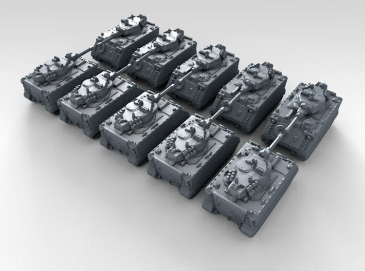 1/700 US M113 Armored Personnel Carrier x10 3d printed 3d render showing product detail