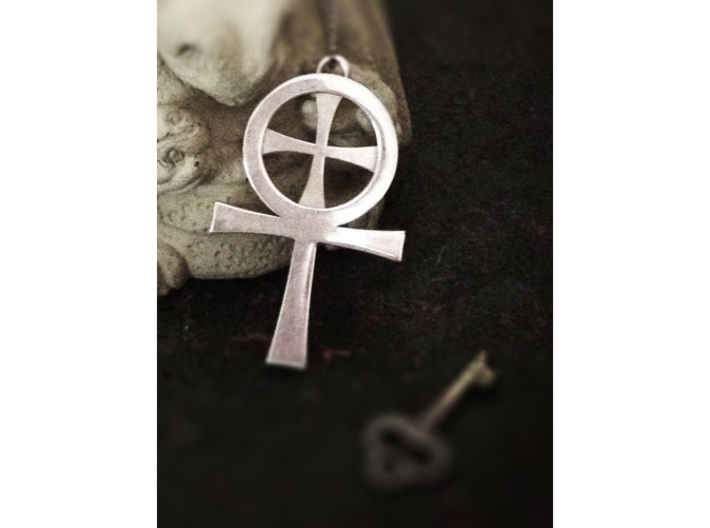 Large Gnostic Cross Pendant : Pectoral Cross 3d printed Half size version, but otherwise identical
