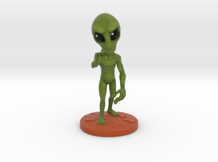 Little Alien 3d printed 