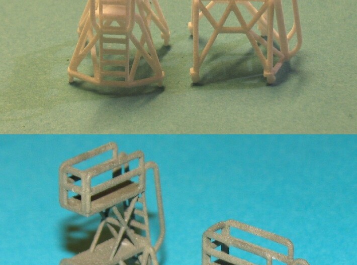 1/144 GSE B5 Maintenance Stand (2x) 3d printed 