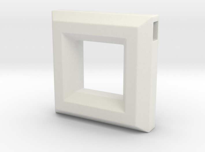 Chisel ::: Square Pendant ::: v.01 3d printed 